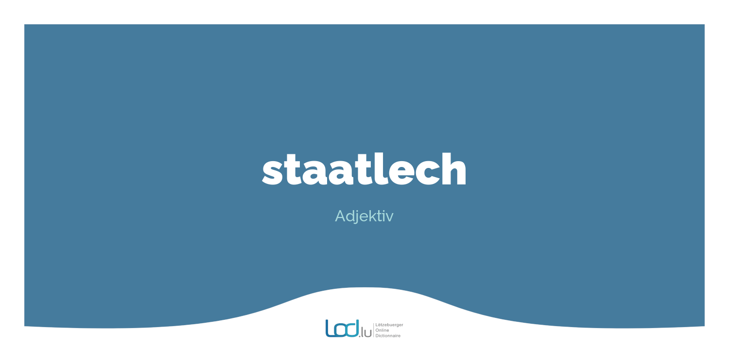„staatlech“ LOD