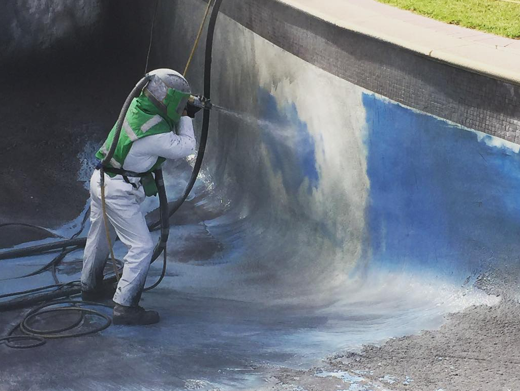 Swimming Pool Paint Removal Lodato Blasting