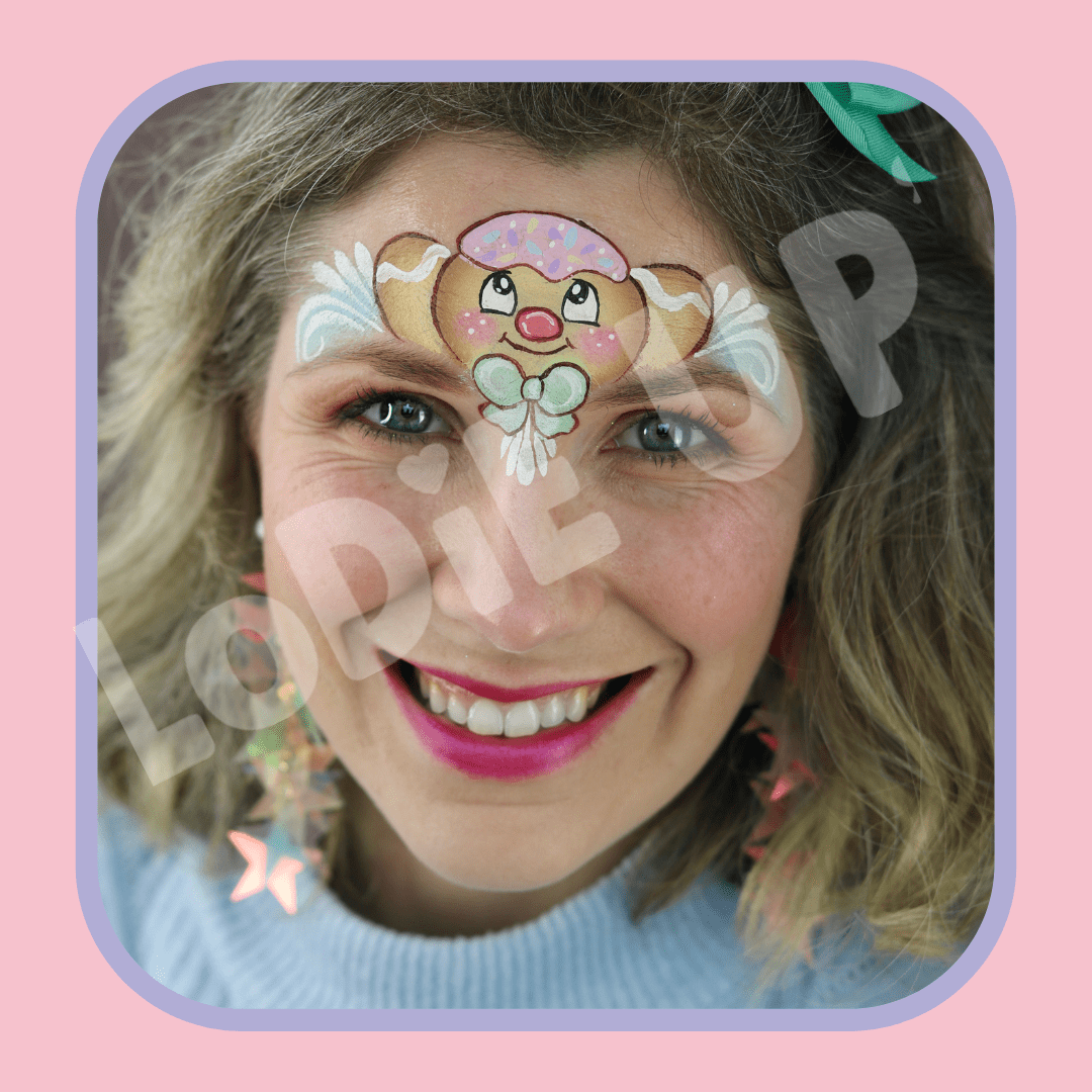 « The Pastel Christmas » Face Painting Guide Ebook English