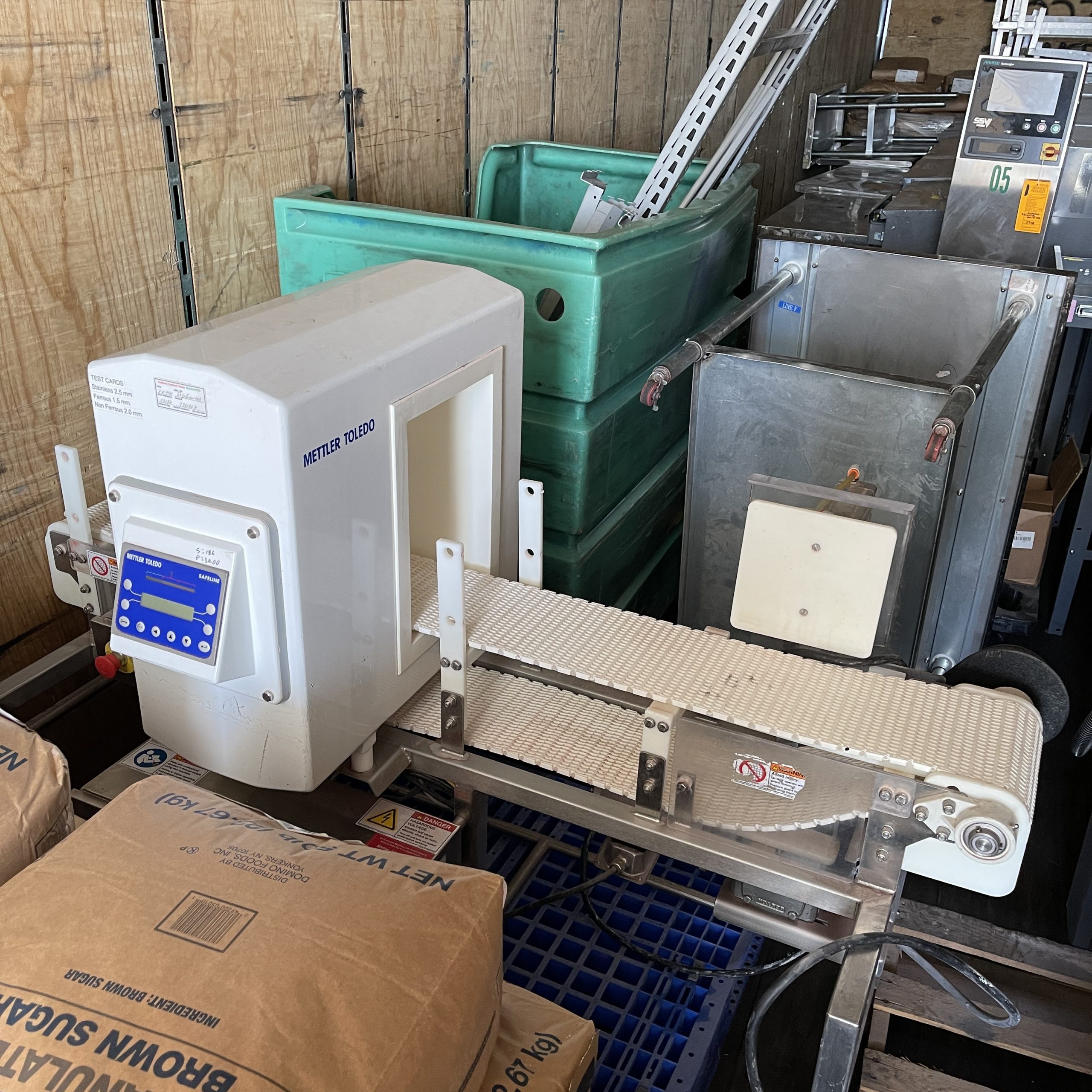 Mettler Toledo Model SL1500 Conveyorized Metal Detector Loeb Equipment