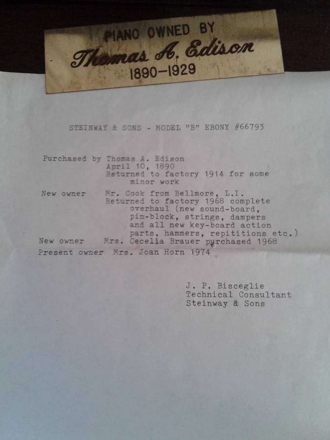 ‘Steinway Hunter’ Tells Story Behind Thomas Edison’s BiteMarked Piano Double Talk with Hannah