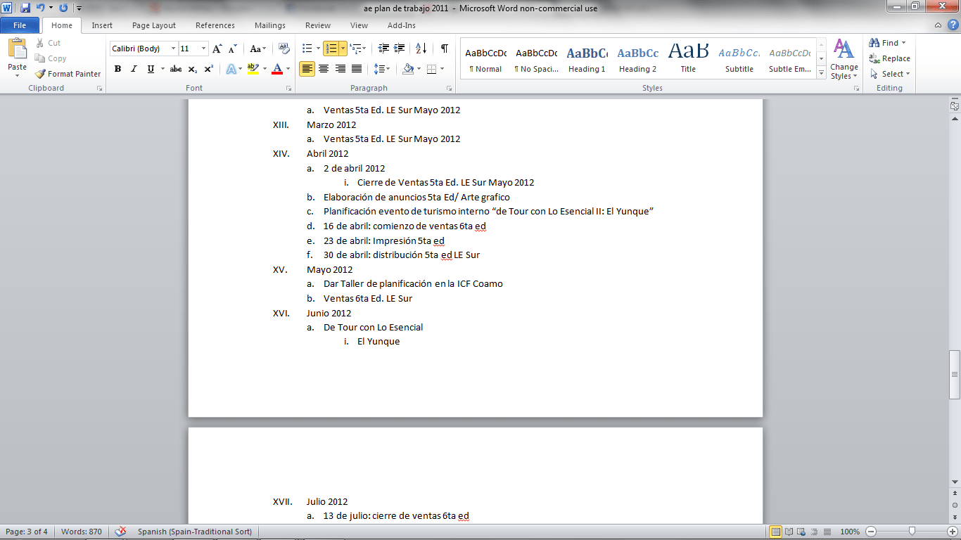 Cómo hacer un plan de trabajo anual, Parte 7 Plan