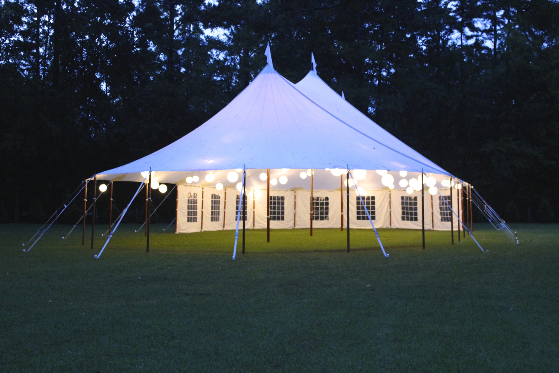 tentwithwalls to Lake Oconee Event Company Tent, Design