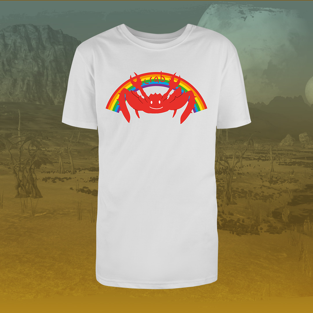 Crab merch launch & giveaway! Plus free keys and new Armour King shirt