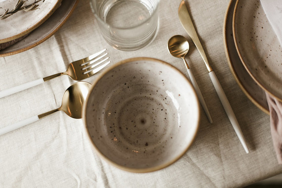 Una mesa elegante 