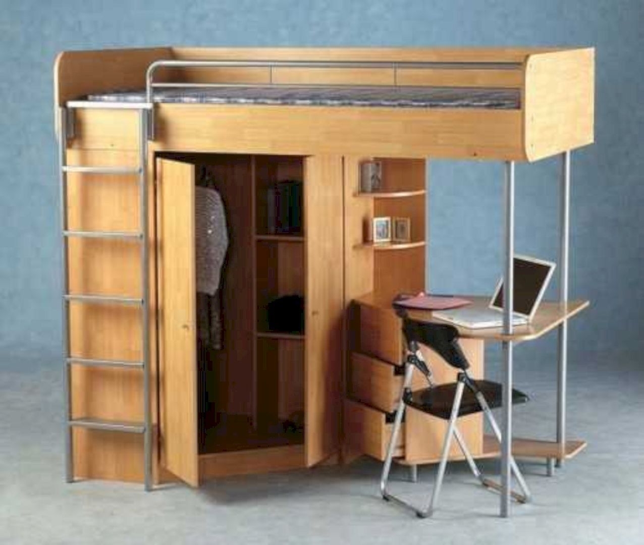 Loft Bed Desk on Top