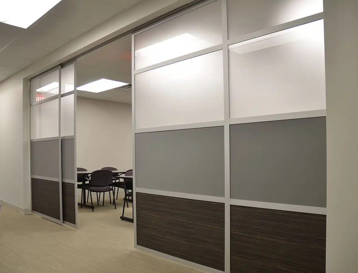 Ceiling Mounted Wall Divider Shelly Lighting