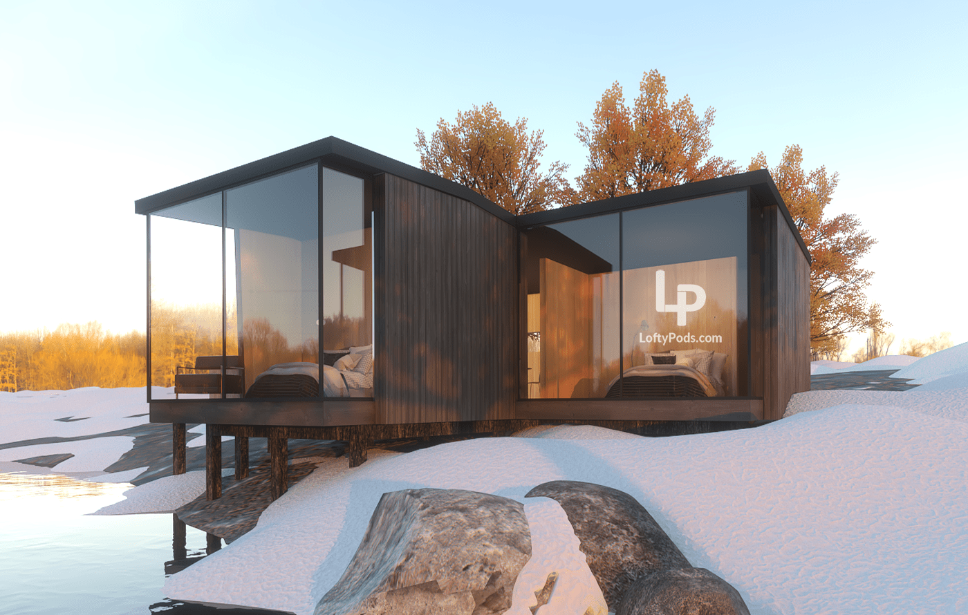 pod house plans Quebec modular home for sale