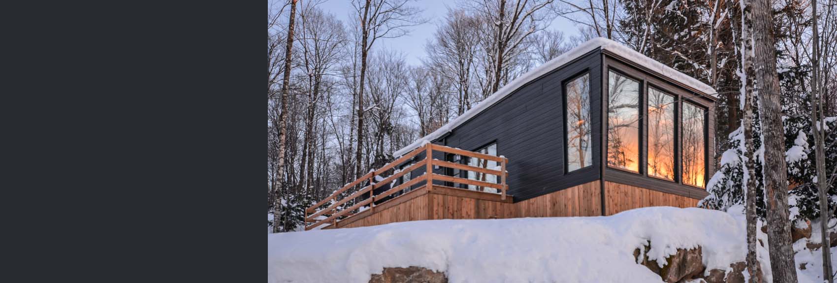modern prefab homes in Quebec