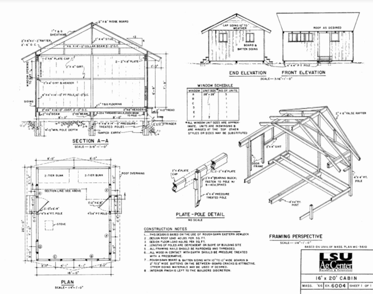 11 Free Small Cabin Plans With Printable PDF Log Cabin Connection