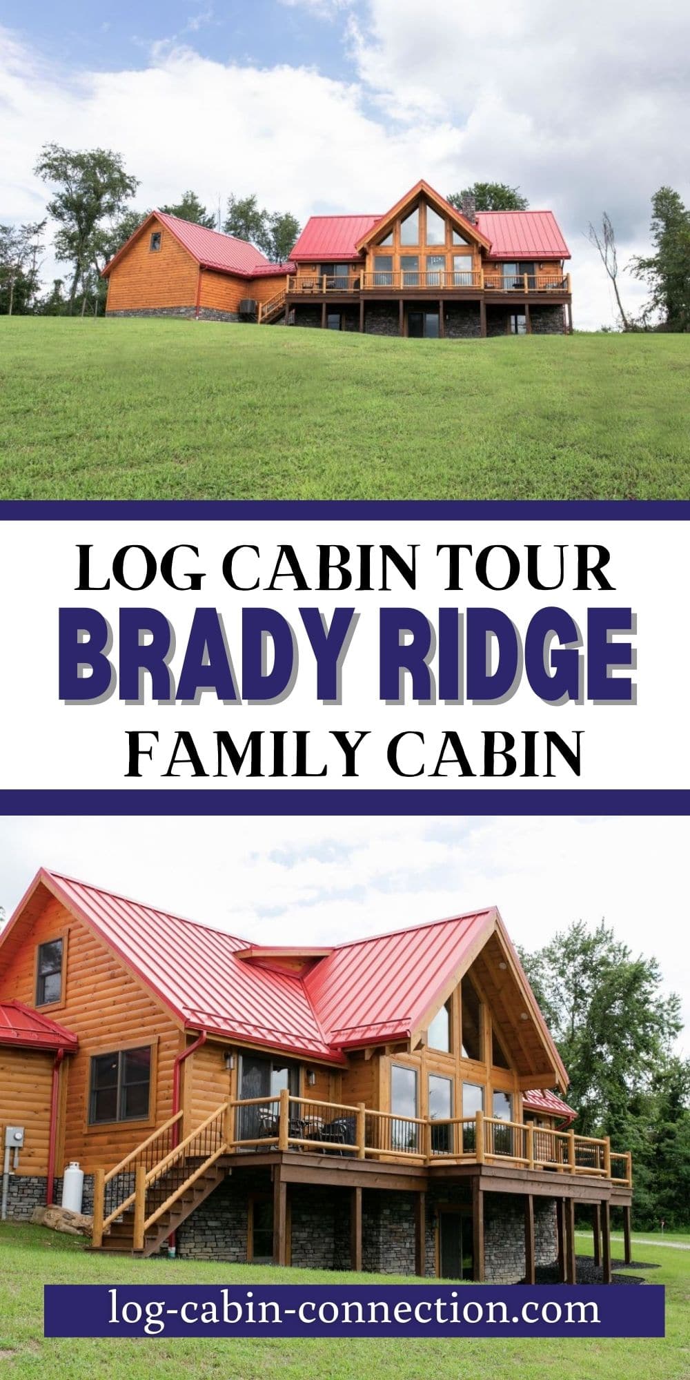 The Brady Ridge Cabin Features Modern Farmhouse Style