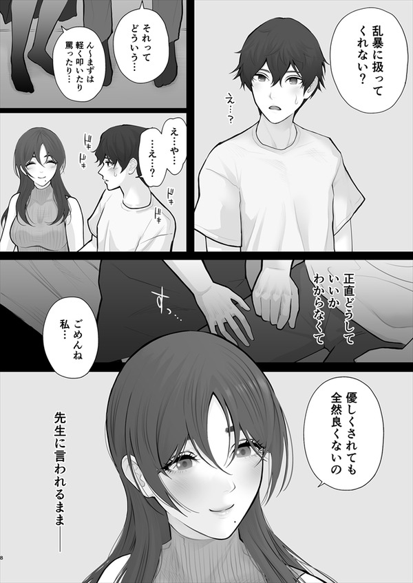 hajimete dekita kanojo ha shinsei no do M onna ! ranbou nisarerebasareruhodo kimochii iw
