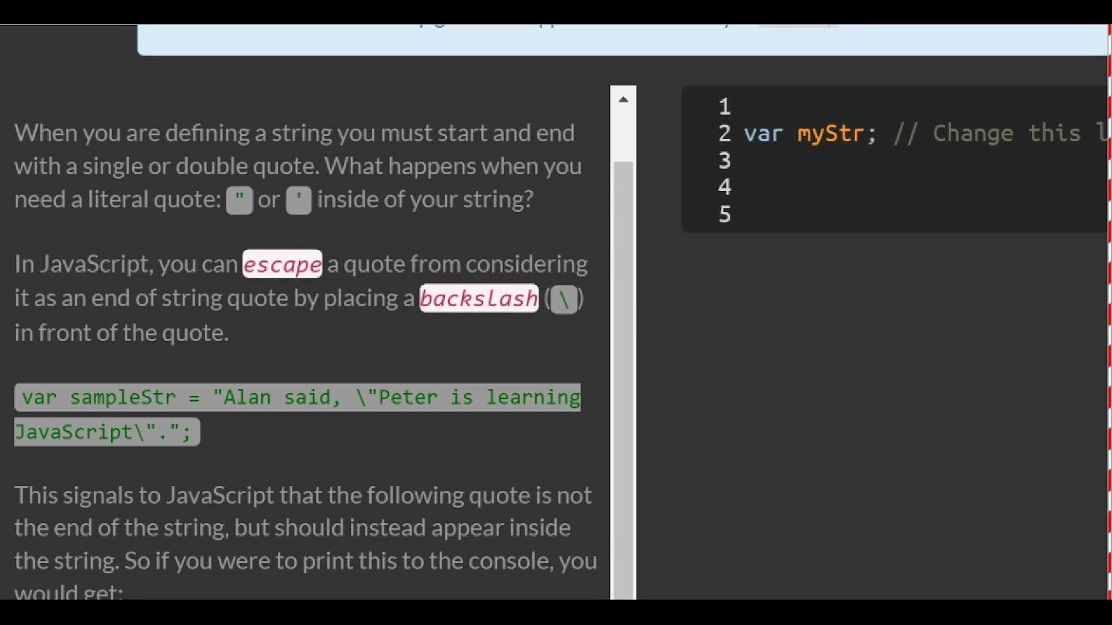 Javascript Escape Quotes Mastering