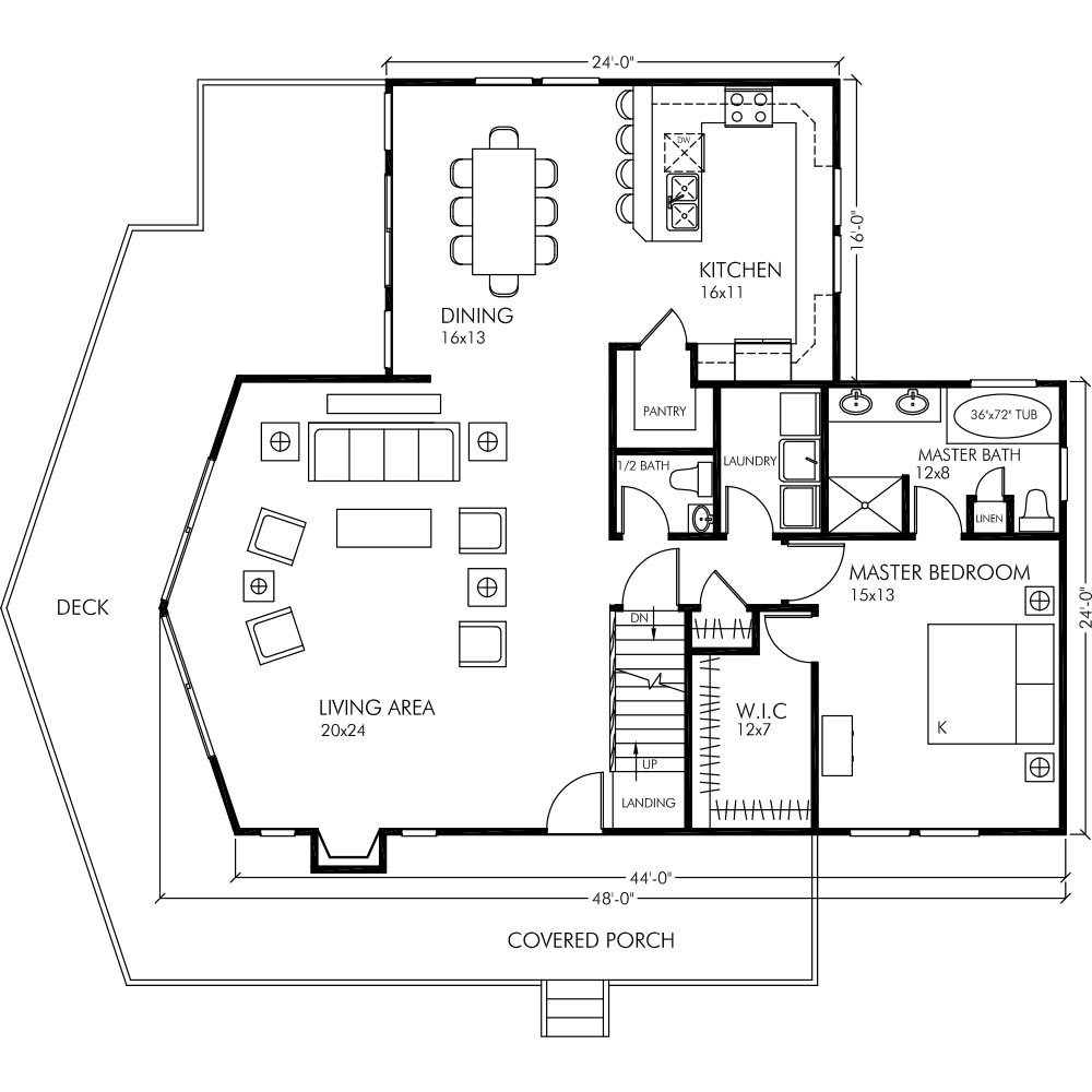 Chalet with Wing Logangate Timber Homes