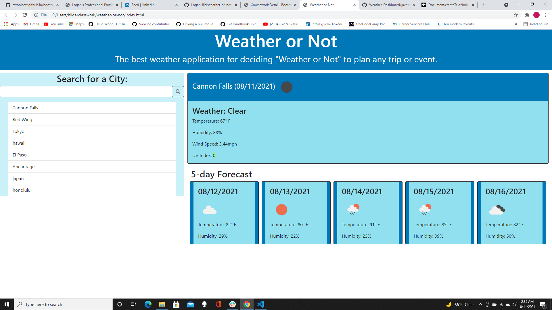 Logan's Professional Portfolio