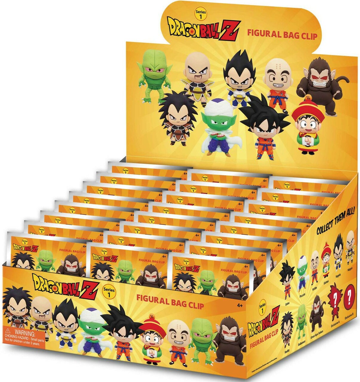 DRAGON BALL Z LLAVERO MONOGRAM BAG CLIP FIGURAL 3D Logan Store