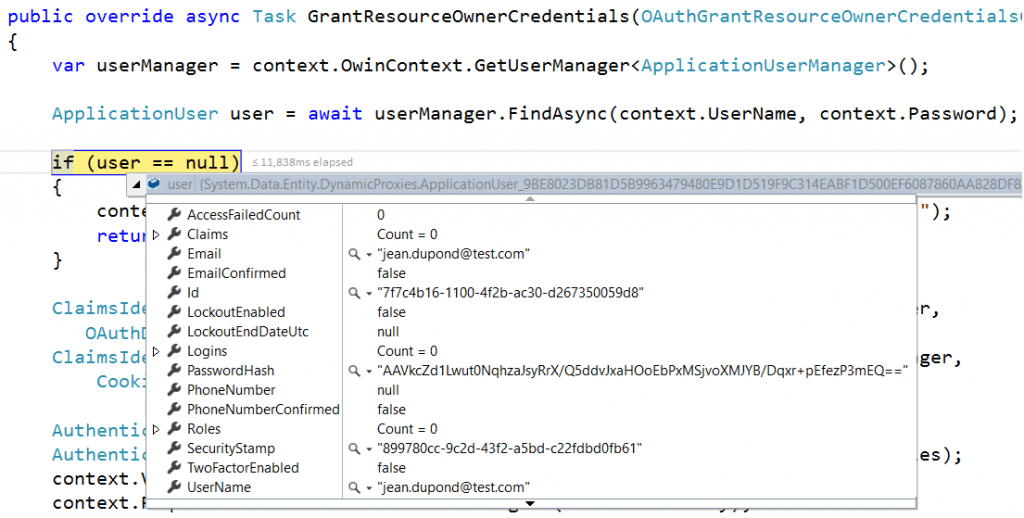 Angular JS Tokenbased Authentication using Identity and web API