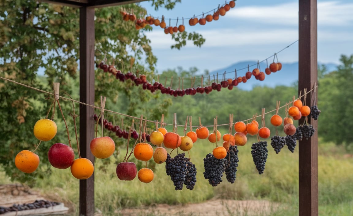 Discovering The Least Crowded Wild Fruit Drying Areas