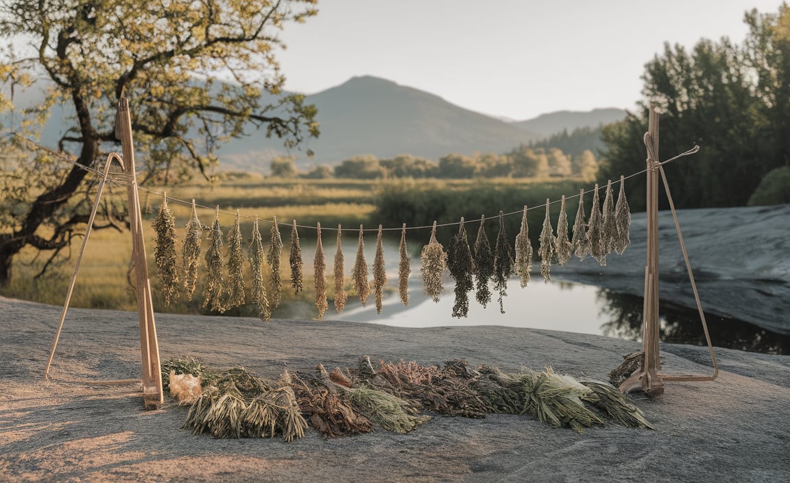 Discovering The Least Crowded Wild Herb Drying Spots