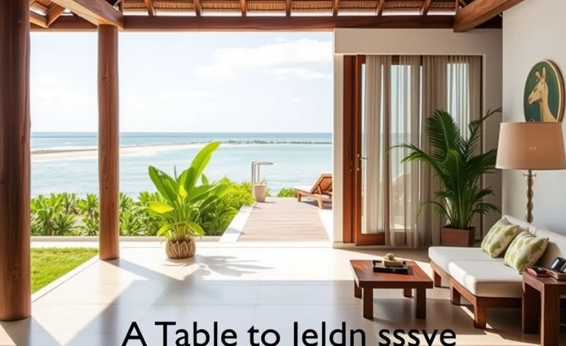 A Table to Help Plan Your Trip