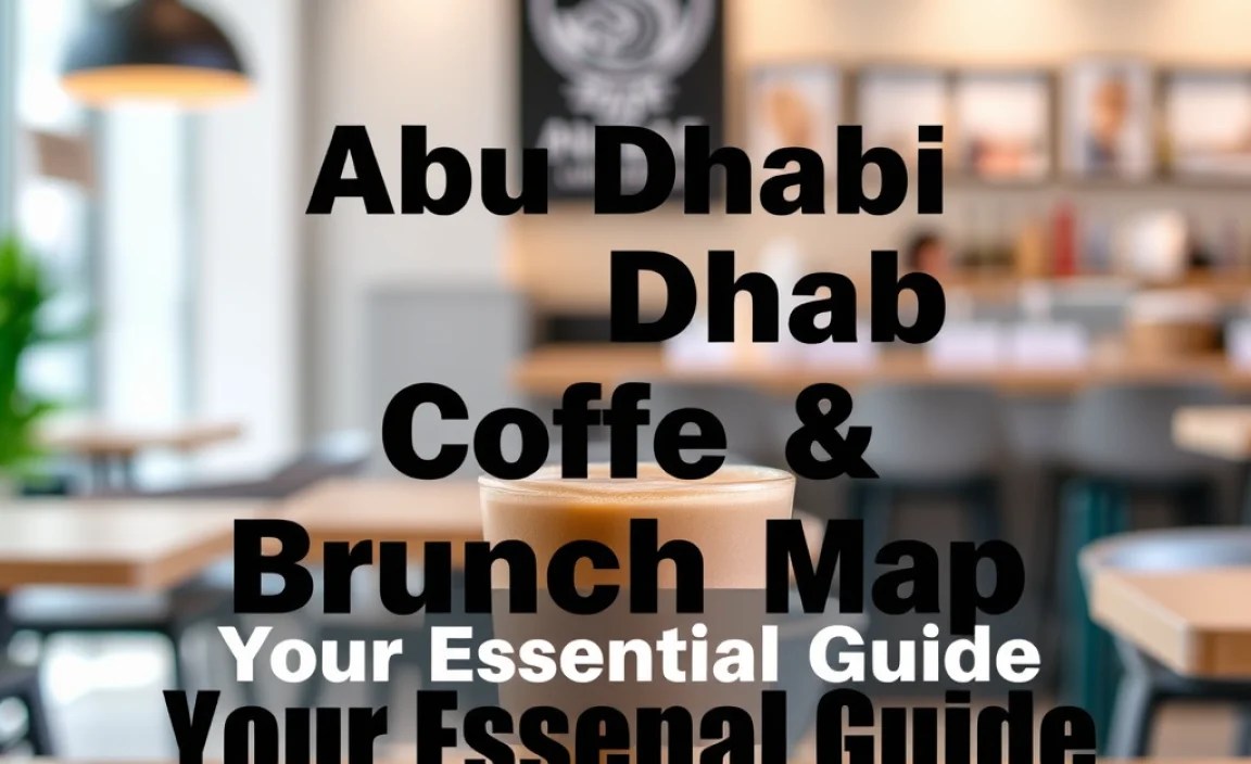 Abu Dhabi Coffee & Brunch Map: Your Essential Guide