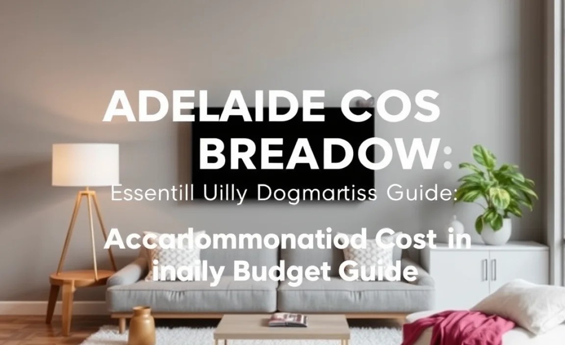 Accommodation Costs in Adelaide