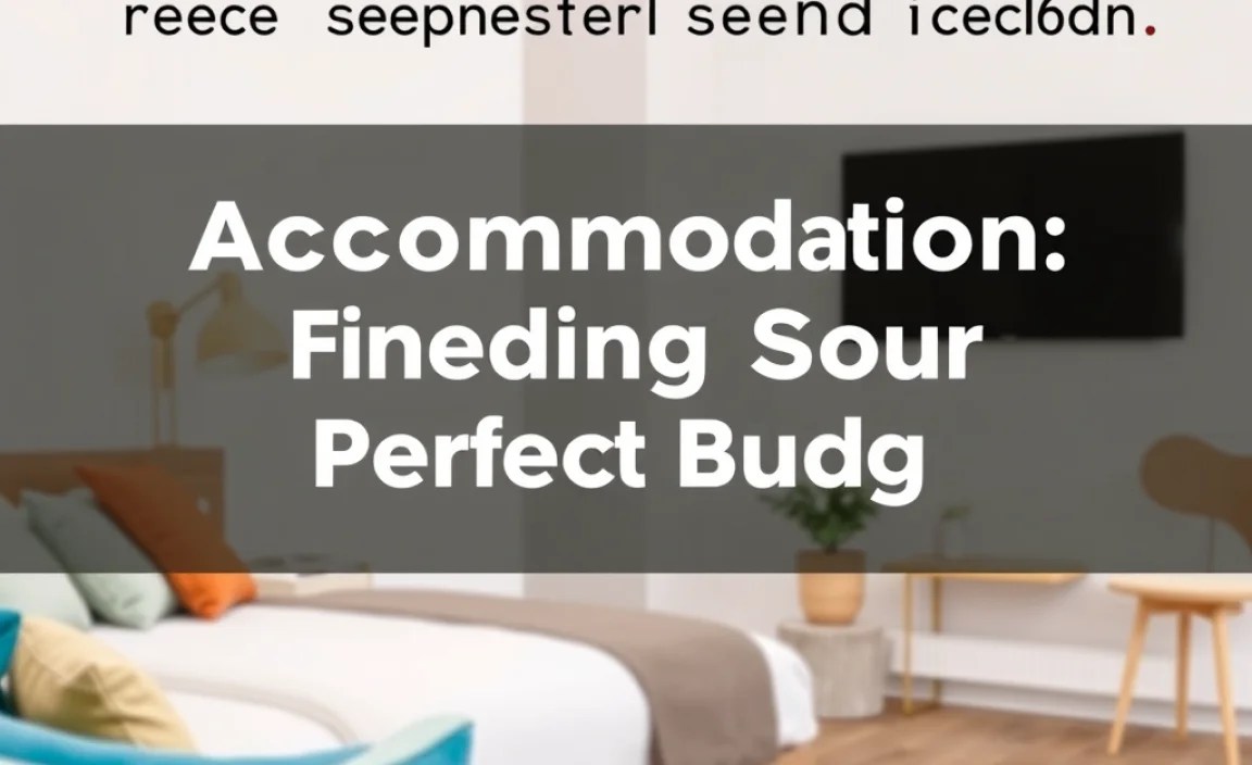 Accommodation: Finding Your Perfect Stay