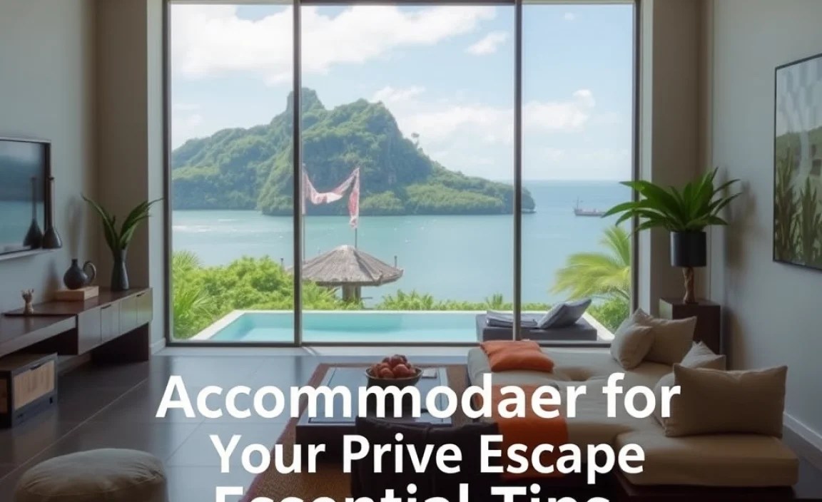 Accommodation for Your Private Escape