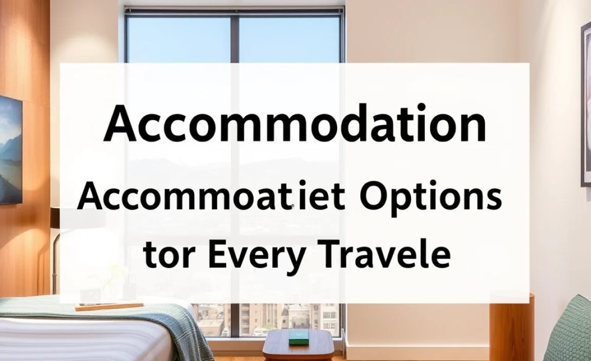 Accommodation Options for Every Traveler