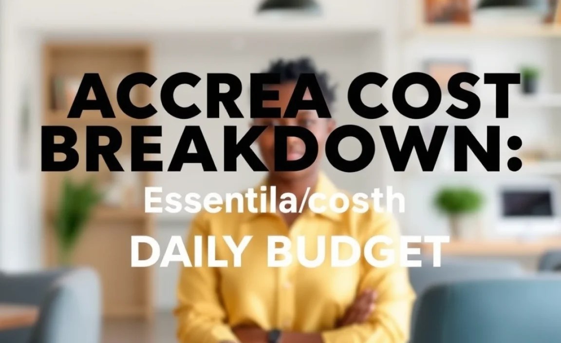 Accra Cost Breakdown: Essential Daily Budget