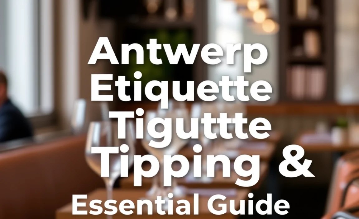 Antwerp Etiquette & Tipping: Essential Guide