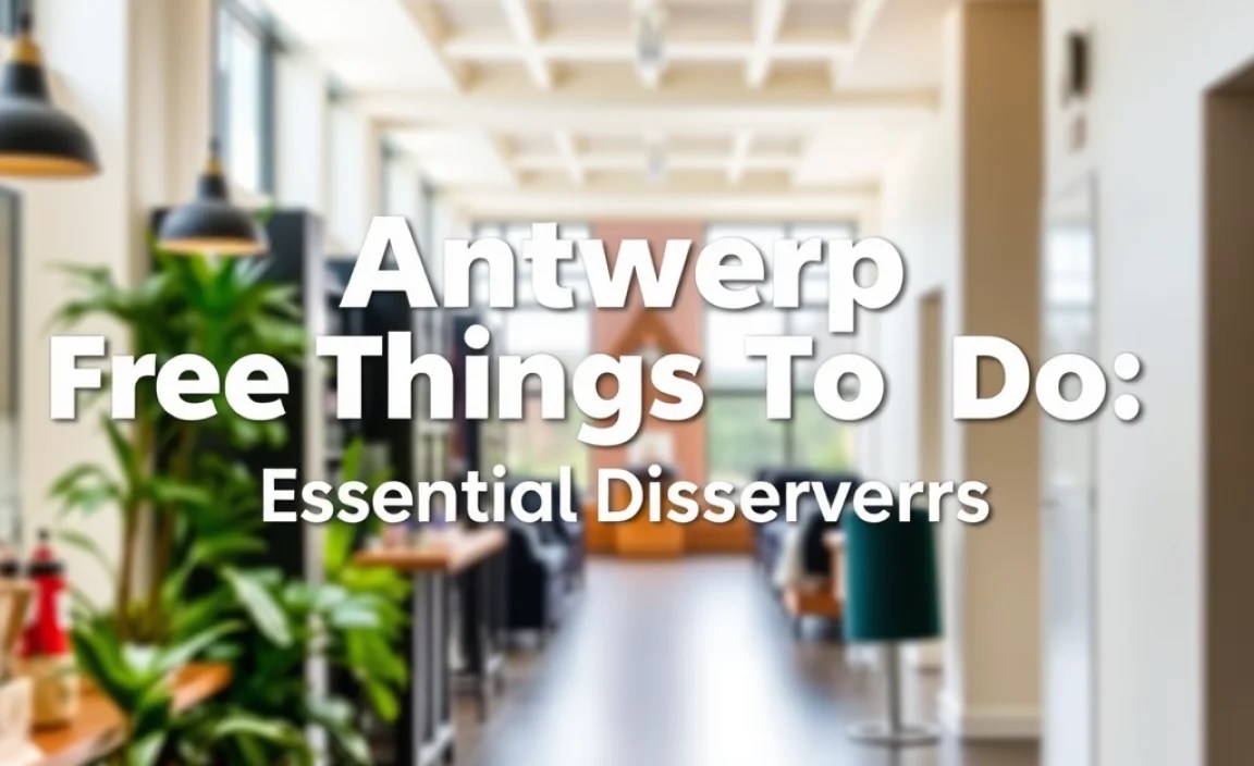 Antwerp Free Things To Do: Essential Discoveries