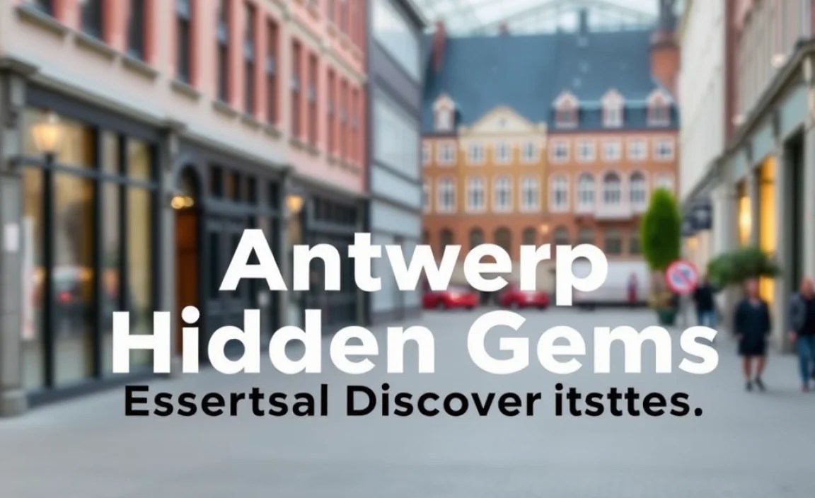 Antwerp Hidden Gems: Essential Discoveries