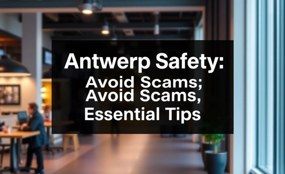 Antwerp Safety: Avoid Scams, Essential Tips