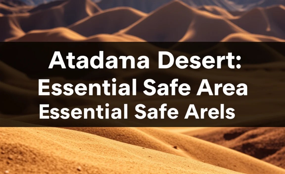 Atacama Desert: Essential Safe Areas