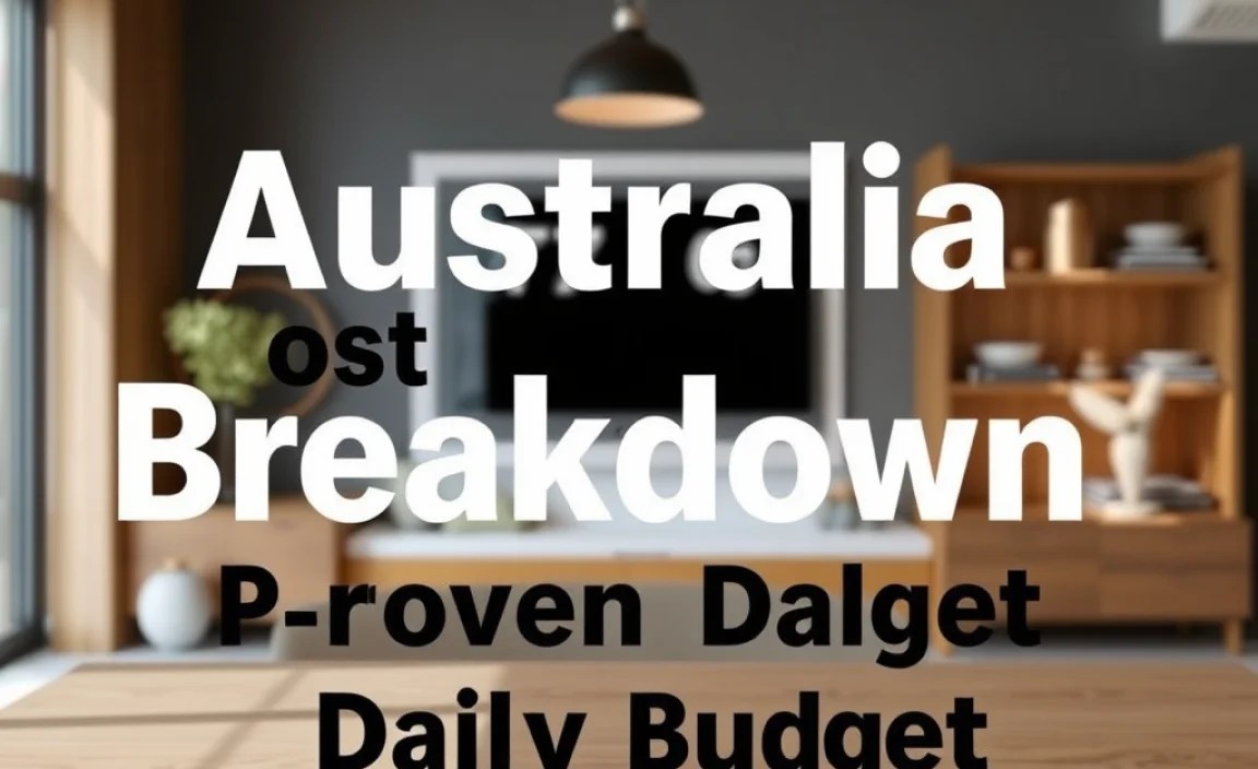 Australia Cost Breakdown: Proven Daily Budget
