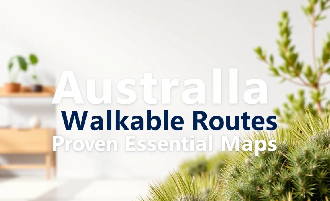 Australia Walkable Routes: Proven Essential Maps