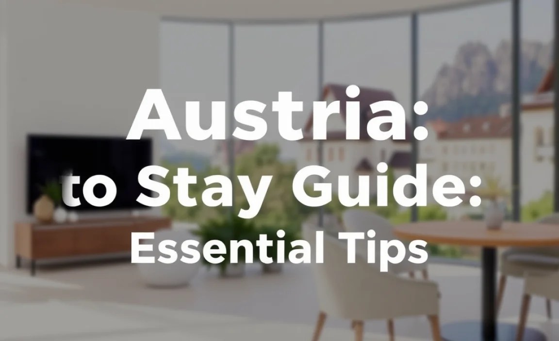 Austria Where to Stay Guide: Essential Tips