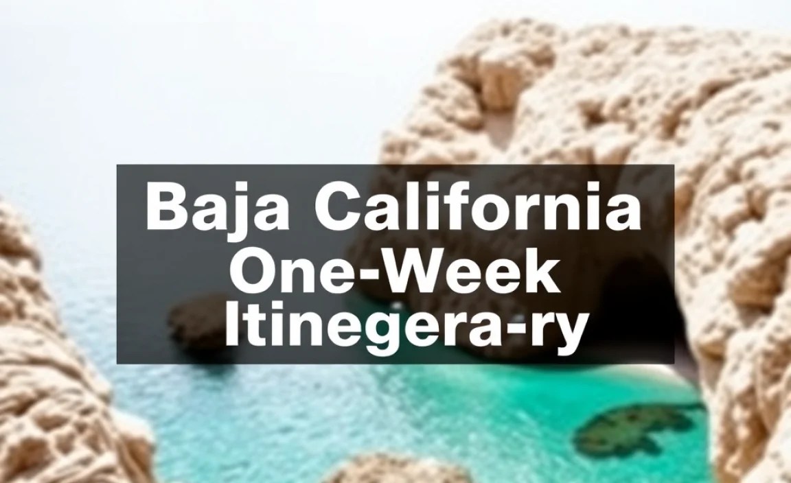 Baja California One Week Itinerary: Essential Guide