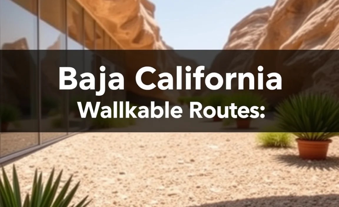 Baja California Walkable Routes: Essential Maps