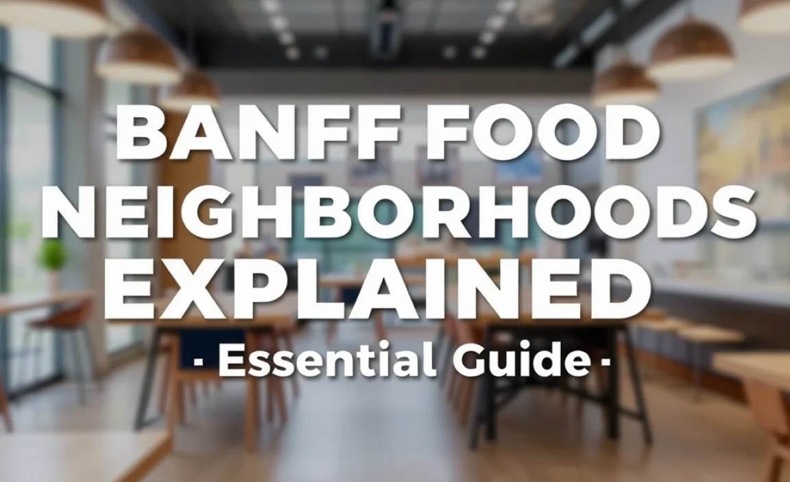 Banff Food Neighborhoods Explained: Essential Guide