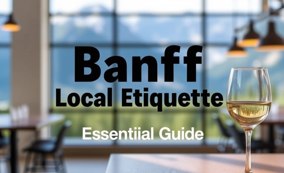 Banff Local Etiquette & Tipping: Essential Guide
