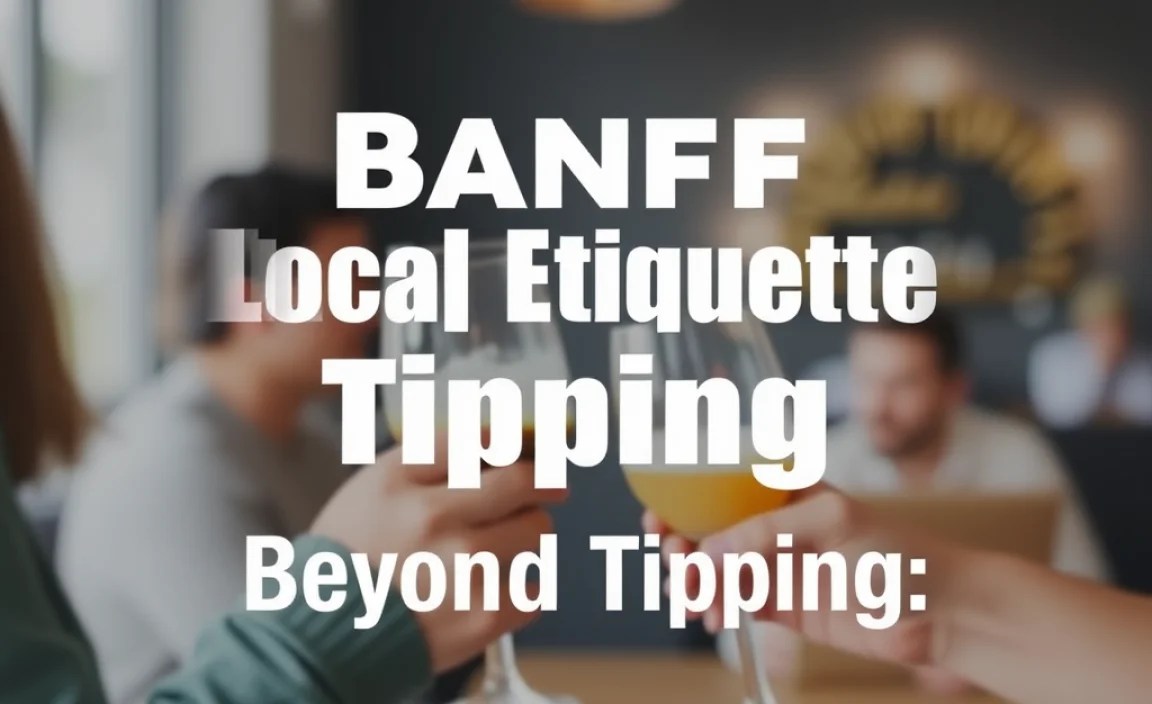 Banff Local Etiquette: Beyond Tipping
