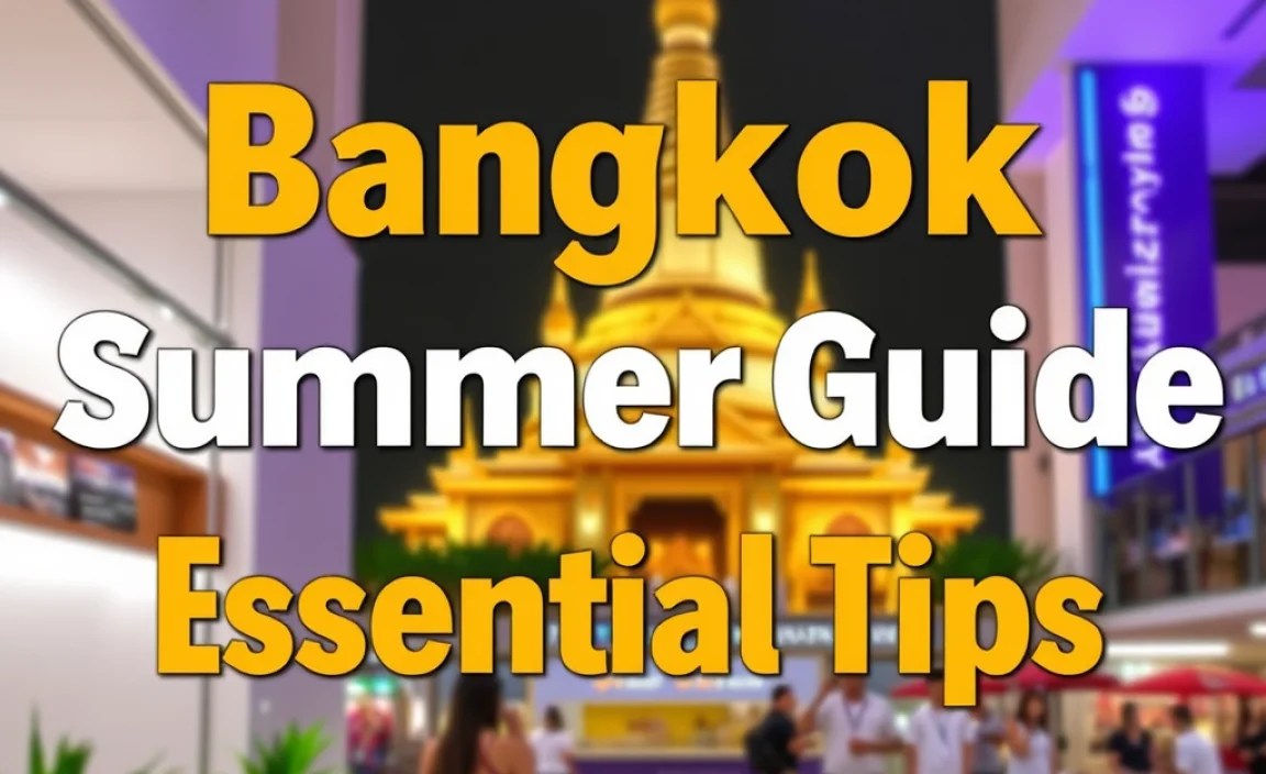 Bangkok Summer Trip Guide: Essential Tips