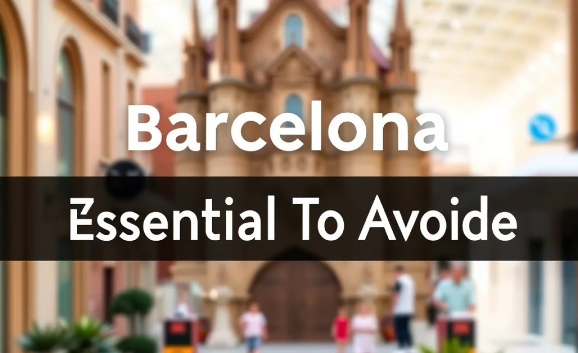 Barcelona Areas To Avoid: Essential Safety Guide
