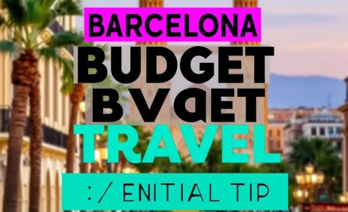 Barcelona Budget Travel Guide: Essential Tips