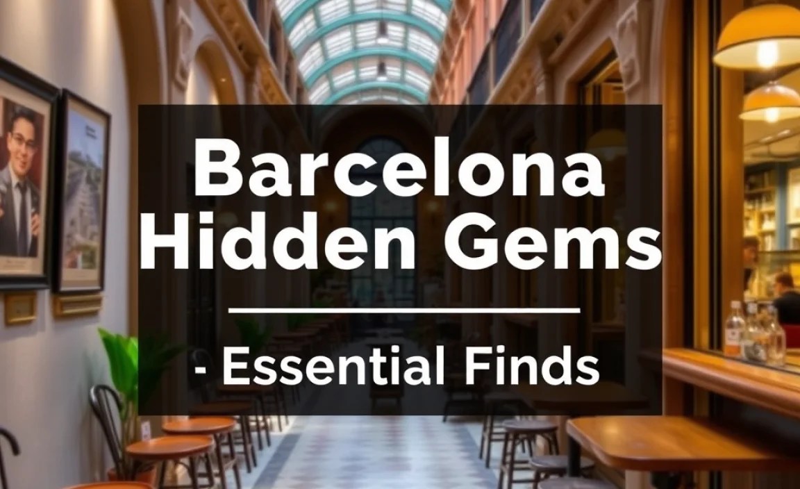 Barcelona Hidden Gems Guide: Essential Finds
