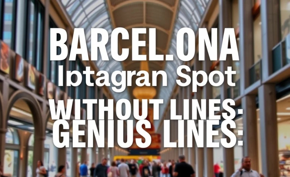 Barcelona Instagram Spots Without Lines: Genius Tips
