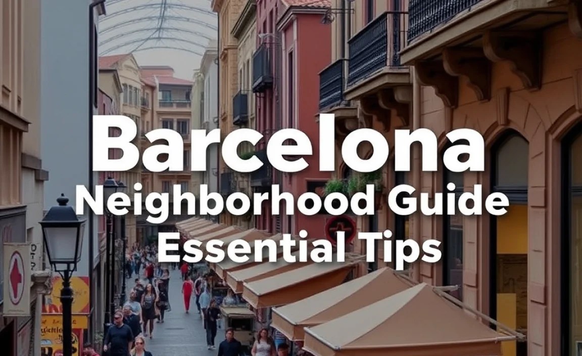Barcelona Neighborhood Guide: Essential Tips