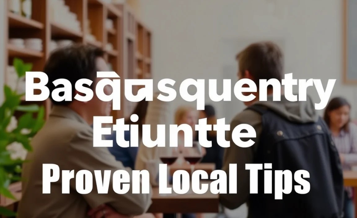 Basque Country Etiquette: Proven Local Tips